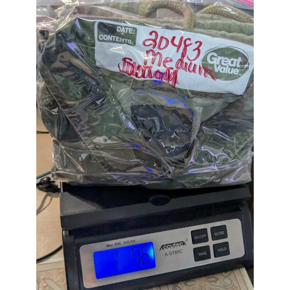 ZARA MAN YOU HAVEN'T SEEN ANYTHING‎ Men Medium Green Camo Utility Jacket